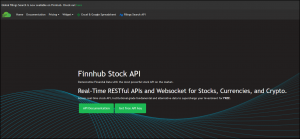 Exploring the finnhub.io API
